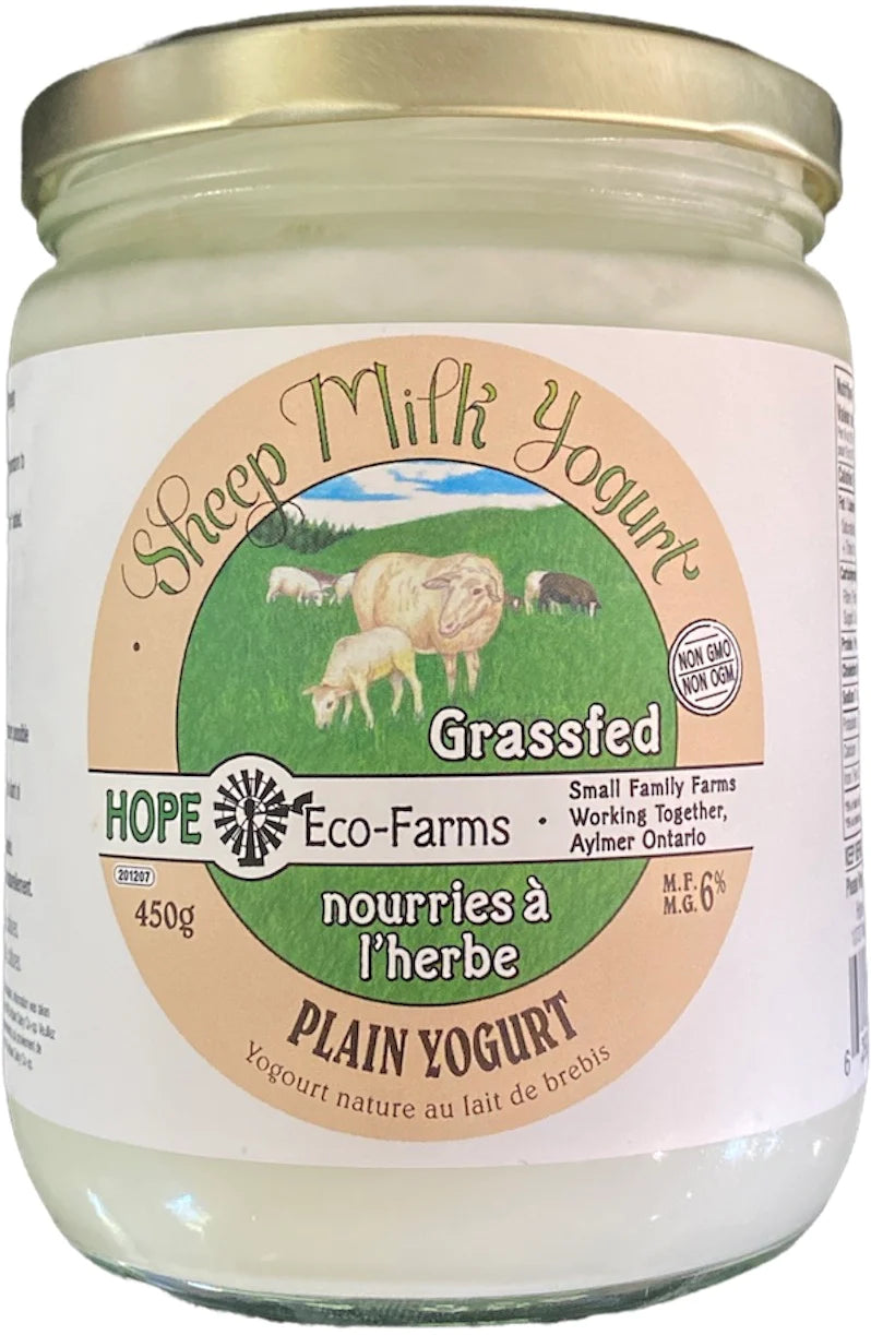 Hope Eco Farms Plain Sheep Milk Yogurt