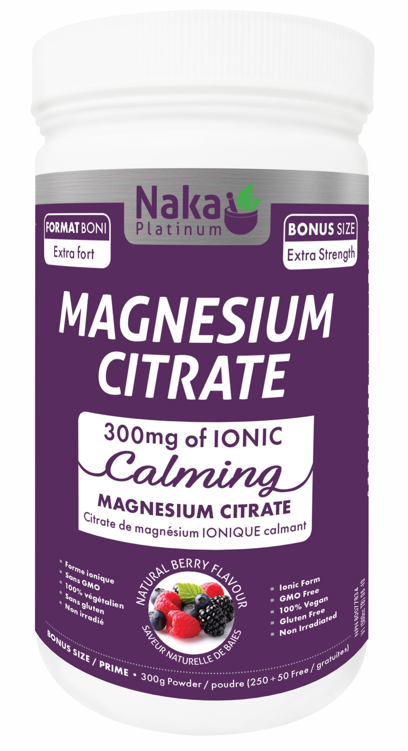Naka Platinum Magnesium Citrate - 300mg