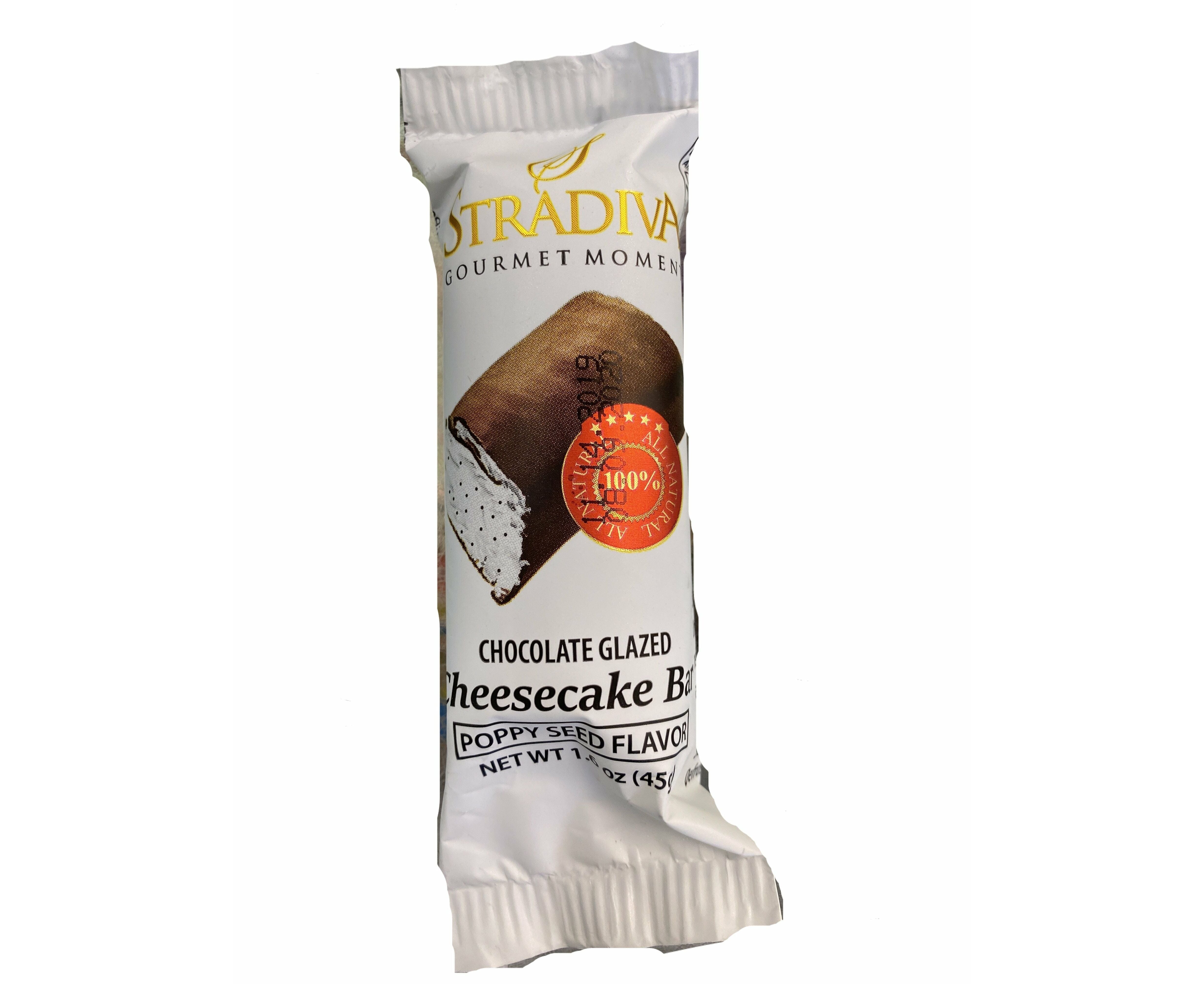 Stradiva Poppy Seed Cheesecake Bar