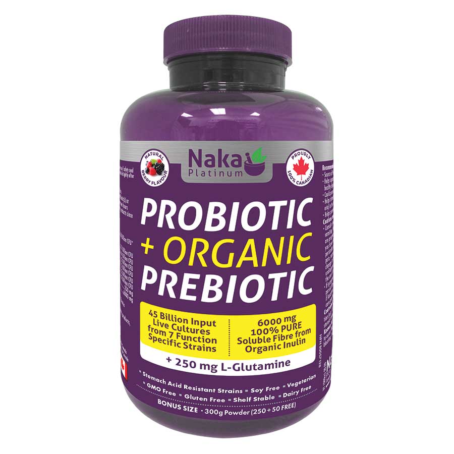 Naka Probiotic + Organic Prebiotic