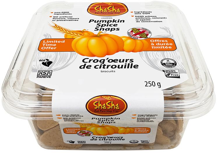 Shasha Pumpkin Spice Snaps