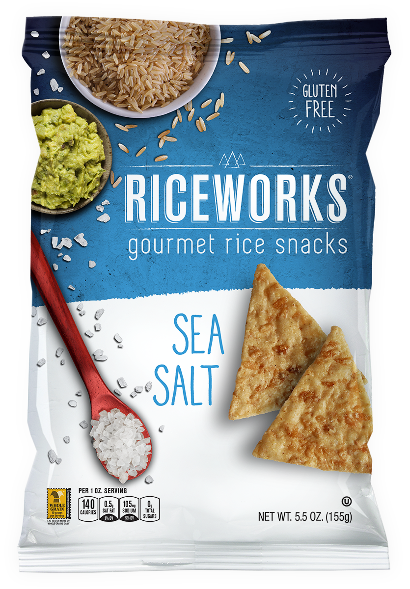 Riceworks Gluten Free Sea Salt Rice Snacks