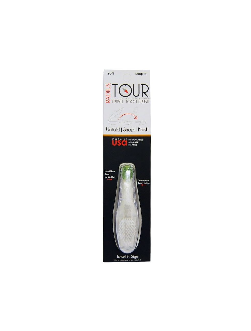 Radius Soft Travel Toothbrush