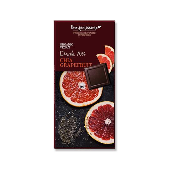 Benjamissimo Organic Chia Grapefruit Choclate