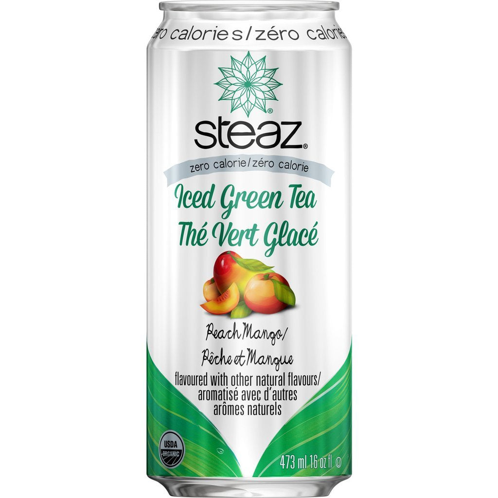 Steaz Peach Mango Zero Cal Iced Tea