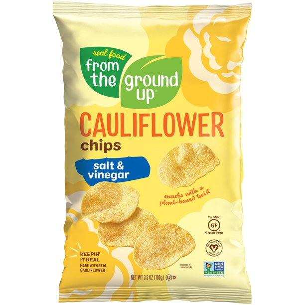 From The Ground Up Salt & Vinegar Cauliflower Chips