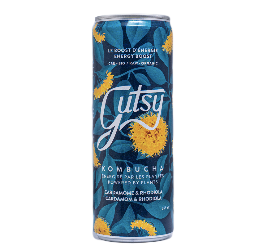 Gutsy Organic Cardamom & Moringa Kombucha+