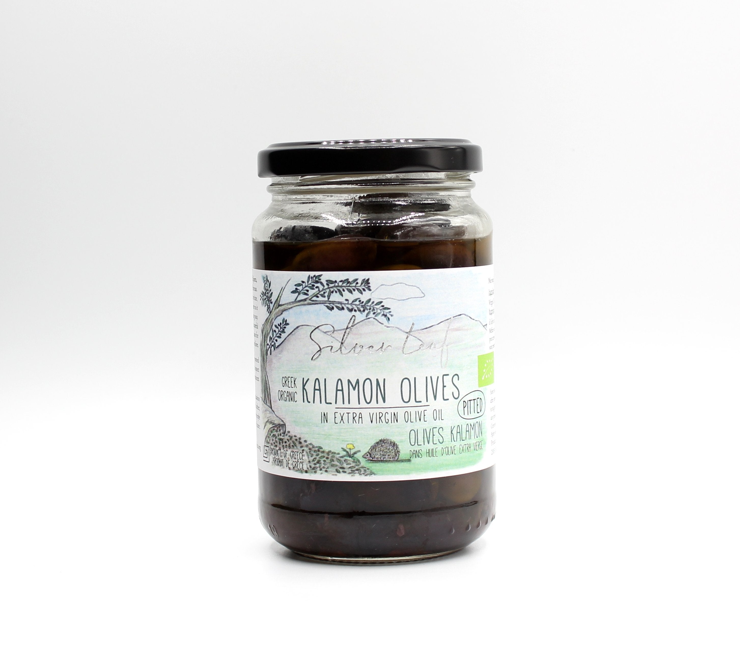 Silver Leaf Organic Kalamata Pitted Olives