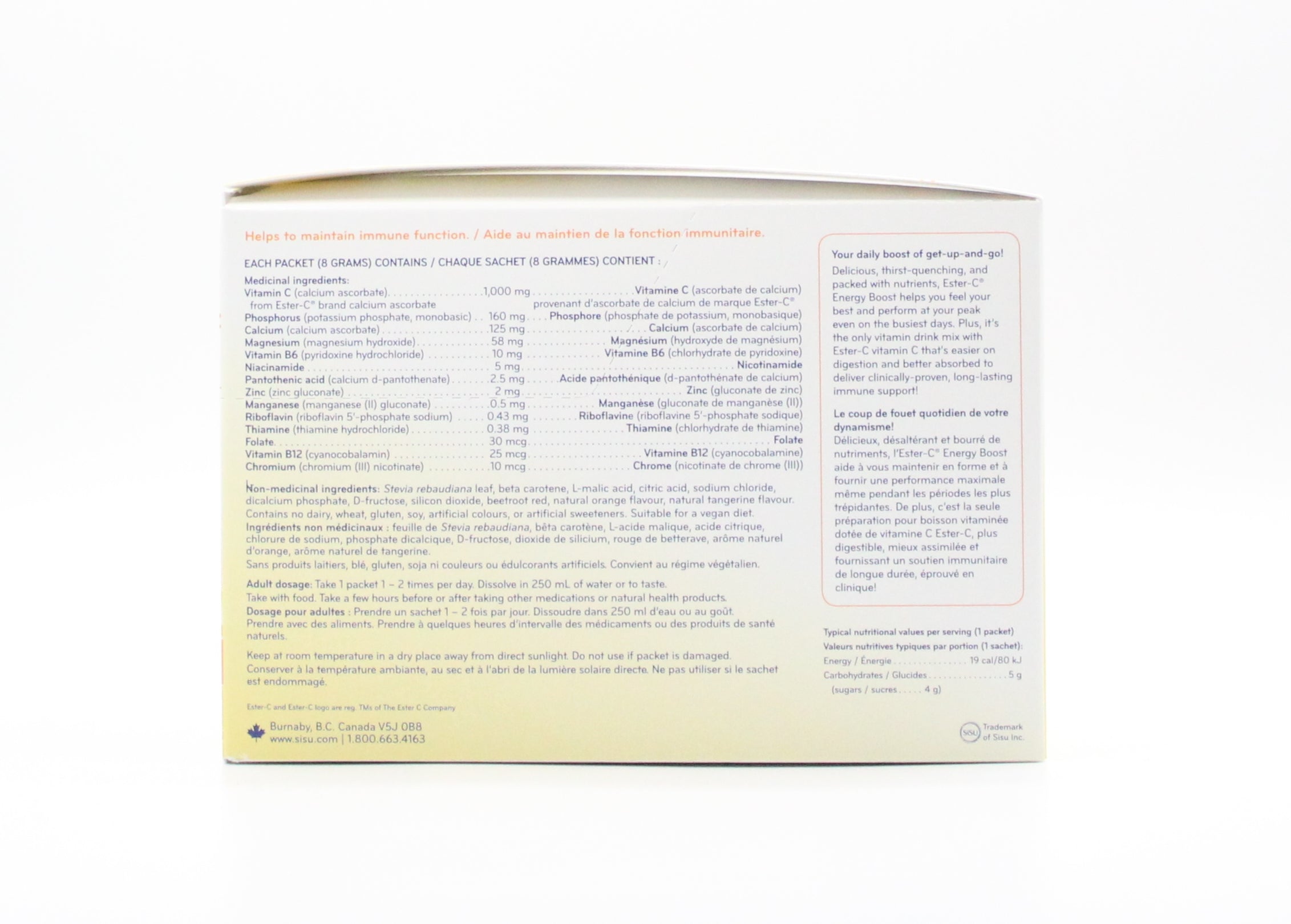 Ester-C Energy Boost Pack Orange