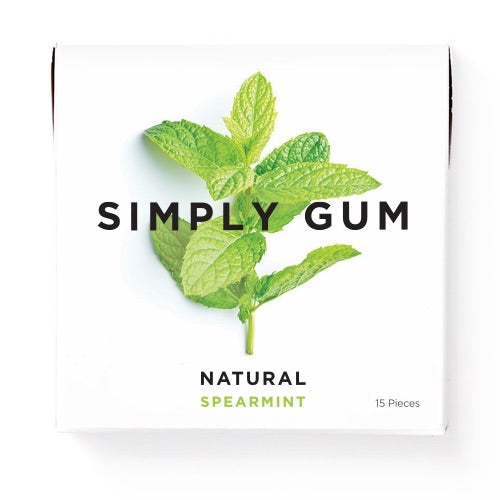 Simply Gum Spearmint Natural Chewing Gum