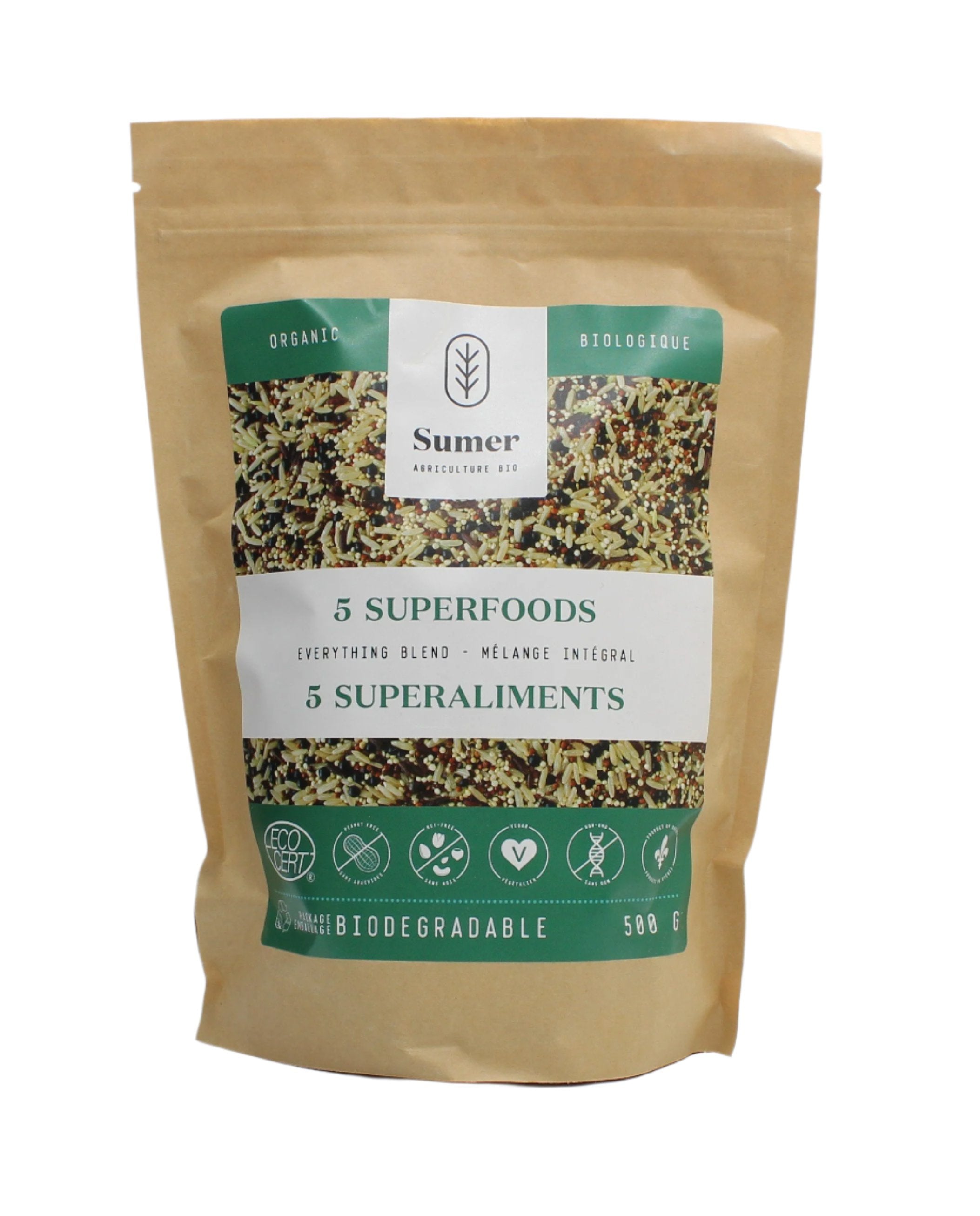 Sumer Organic 5 Superfoods Blend