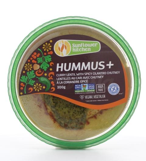 Hummus + Lentil With Chutney