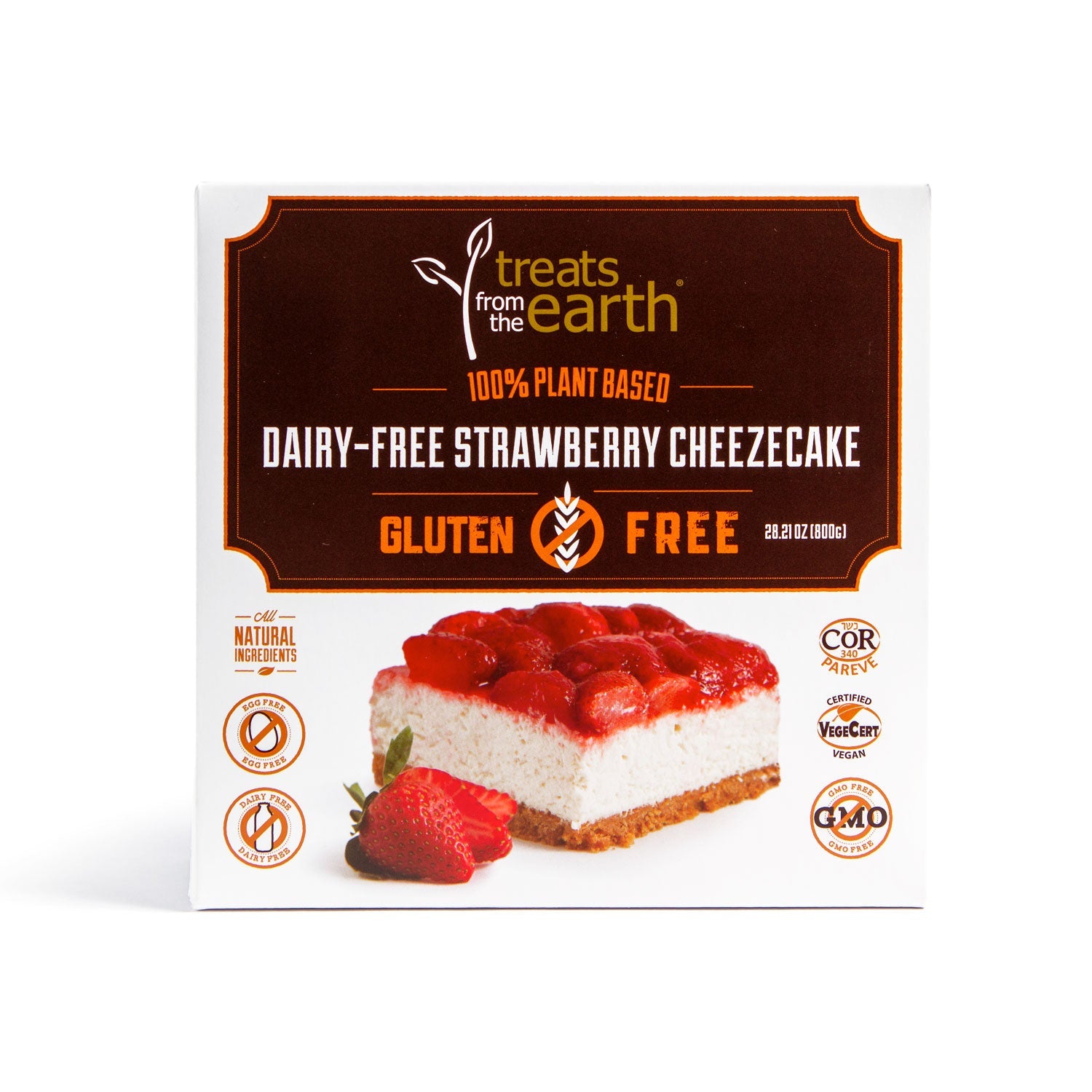 Sweets From The Earth Vegan Strawberry Cheezecake