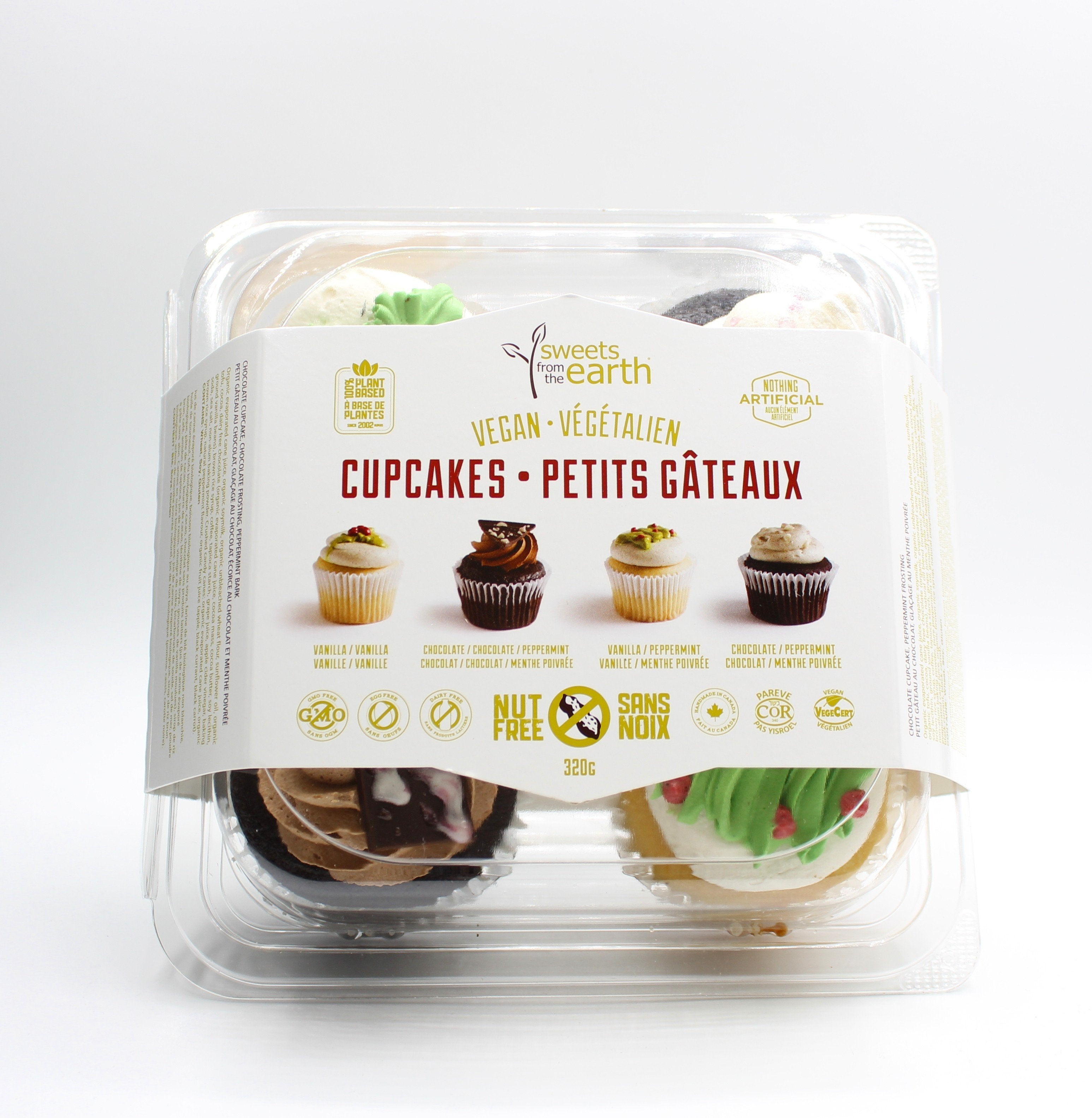 Sweets From The Earth Holiday Cupcakes - 4pk
