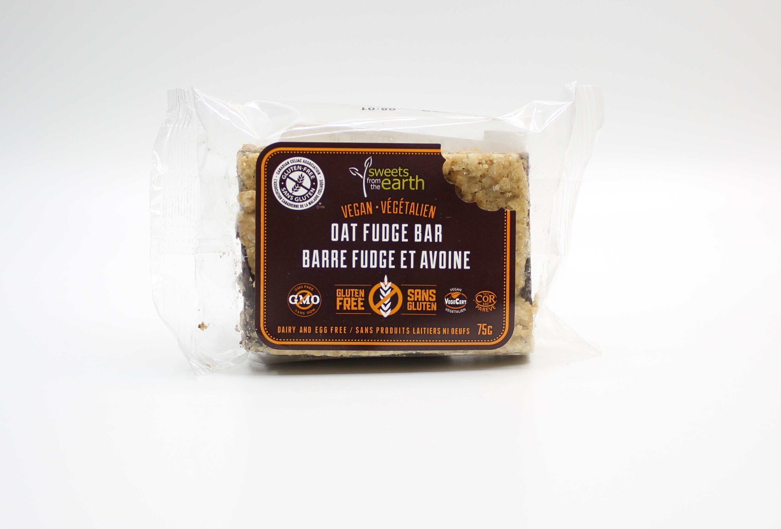 Sweets From The Earth Oat Fudge Bar