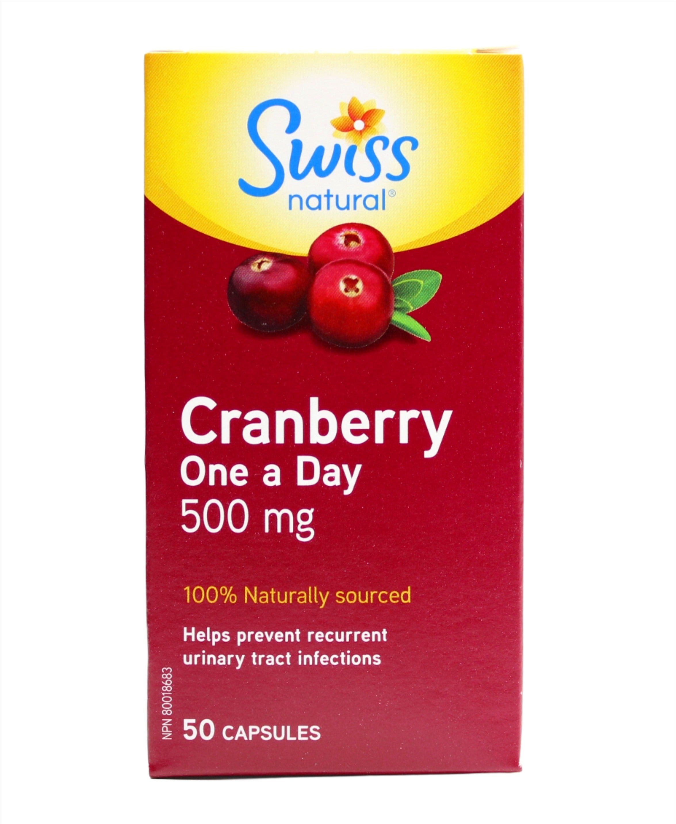 Swiss Natural Cranberry One A Day - 500Mg