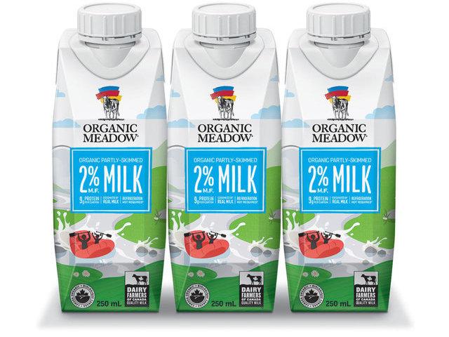 Organic Meadow Single-Serve 2% Milk