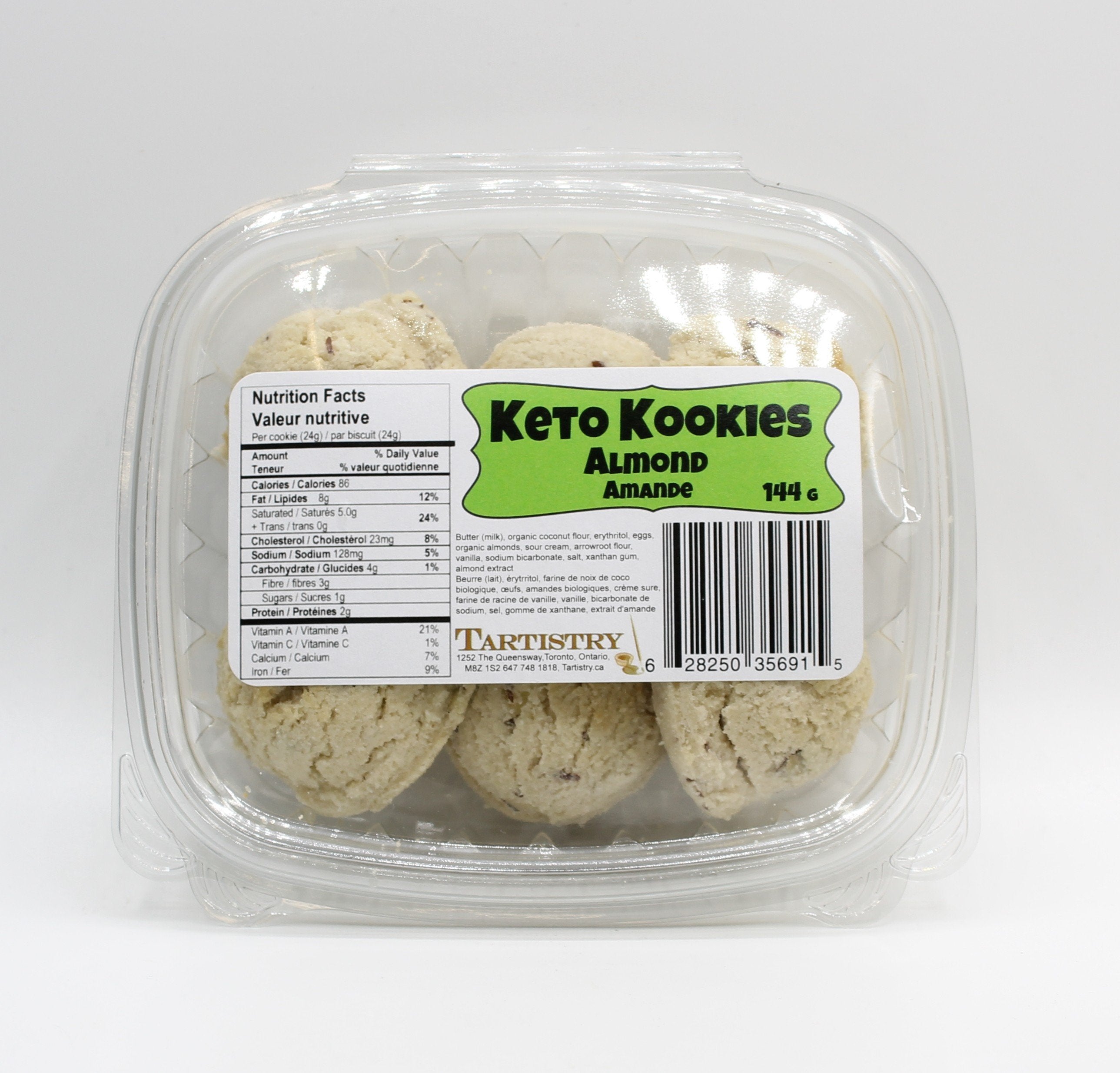 Tartistry Almond Keto Kookies