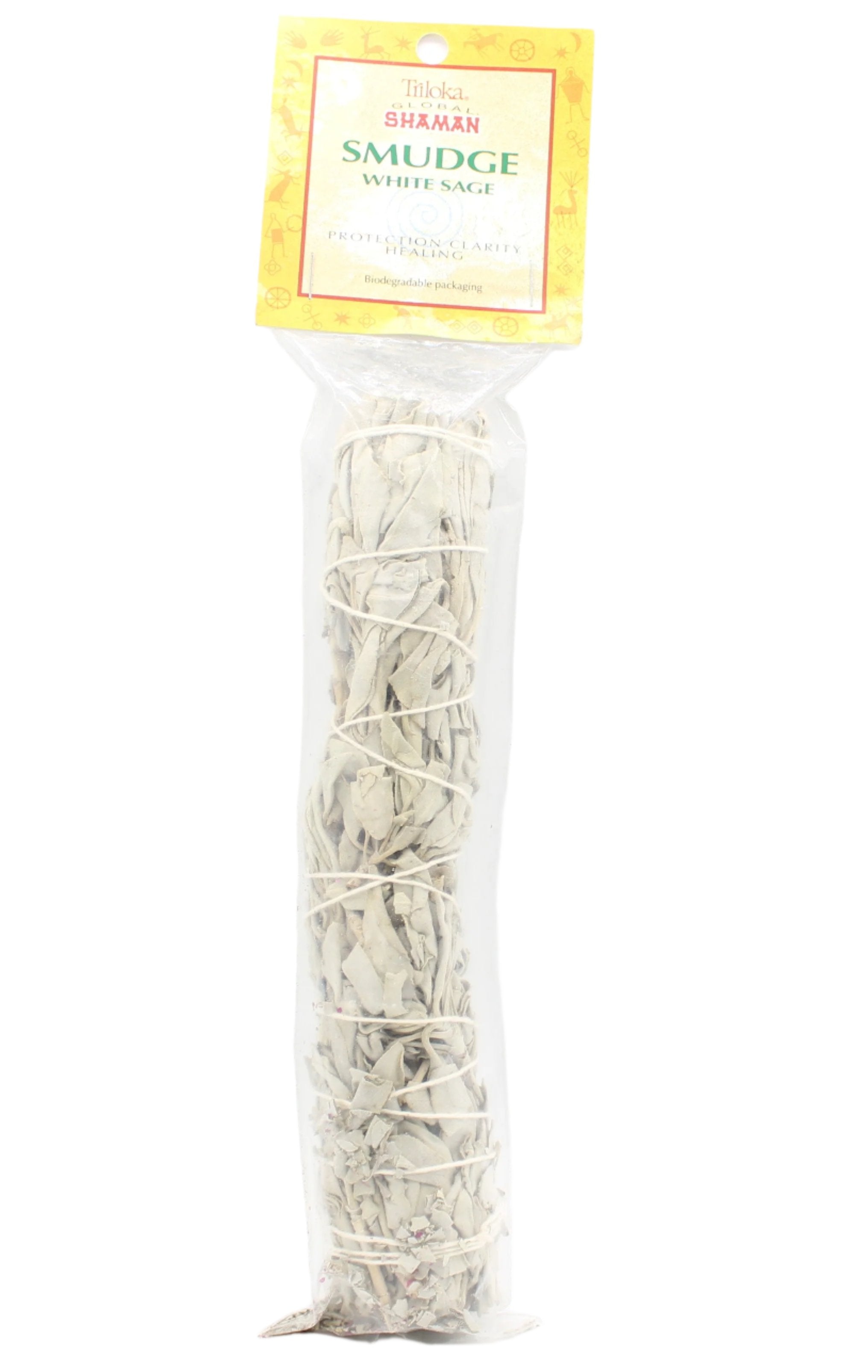 Triloka 8" Smudge White Sage Stick