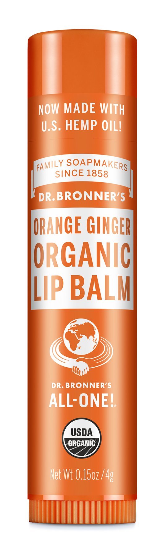 Dr. Bronner's Organic Orange Ginger Lip Balm