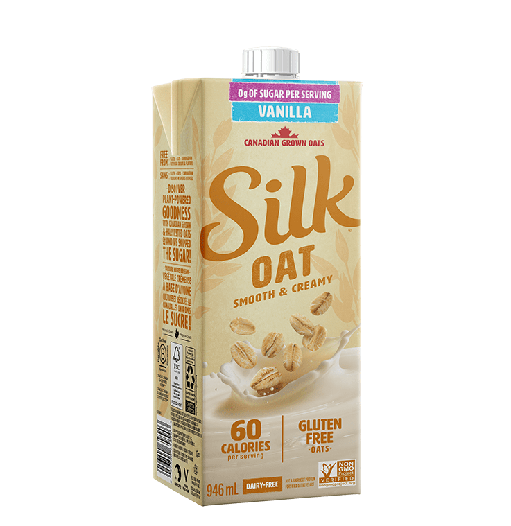 Silk Vanilla Unsweetened Oat Beverage- Shelf Stable