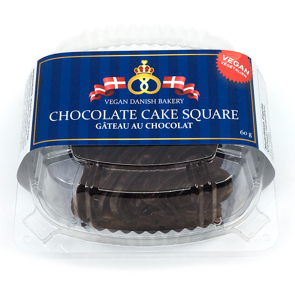 Vegan Danish Bakery Vegan Chocolate Cake Square