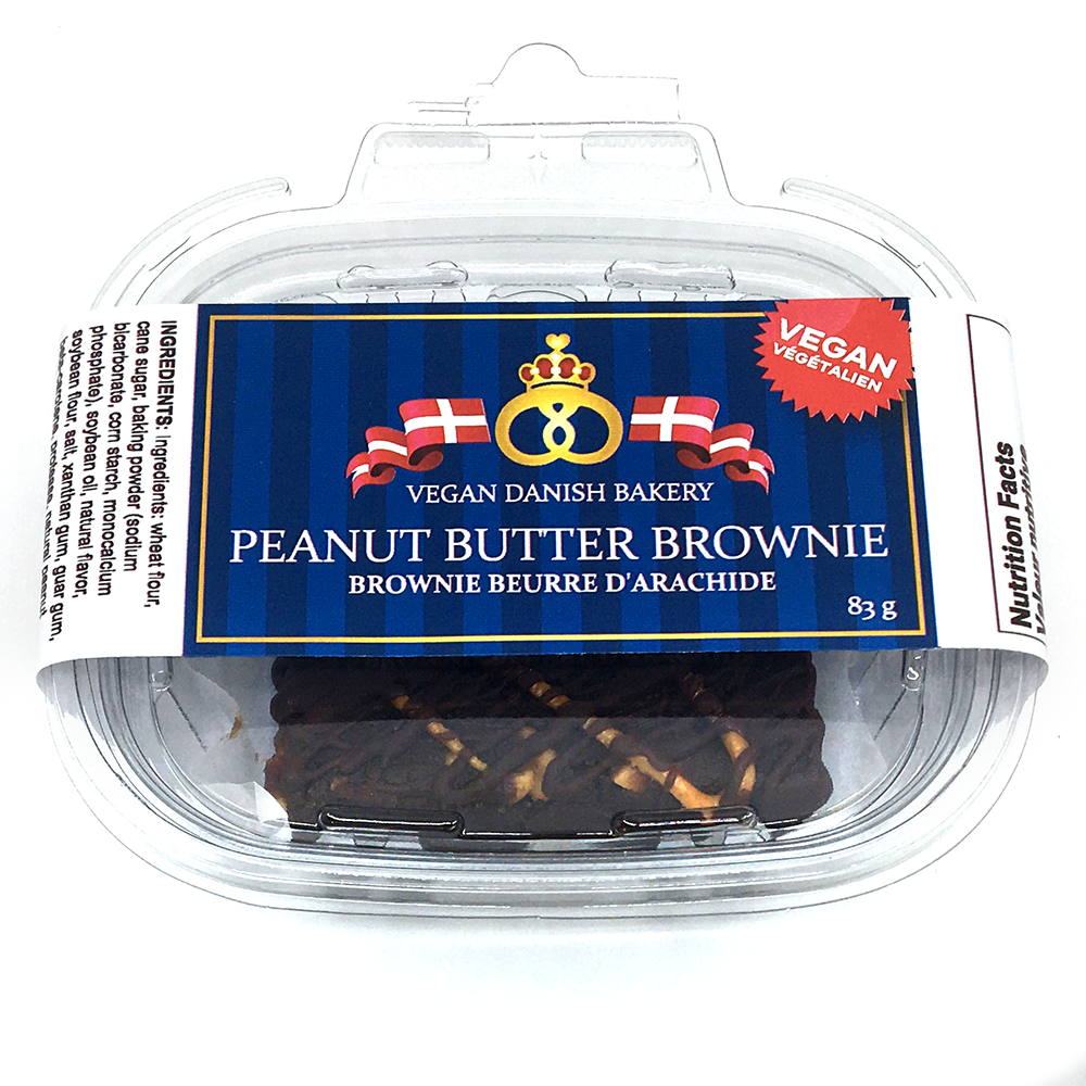 Vegan Danish Bakery Vegan Peanut Butter Brownie