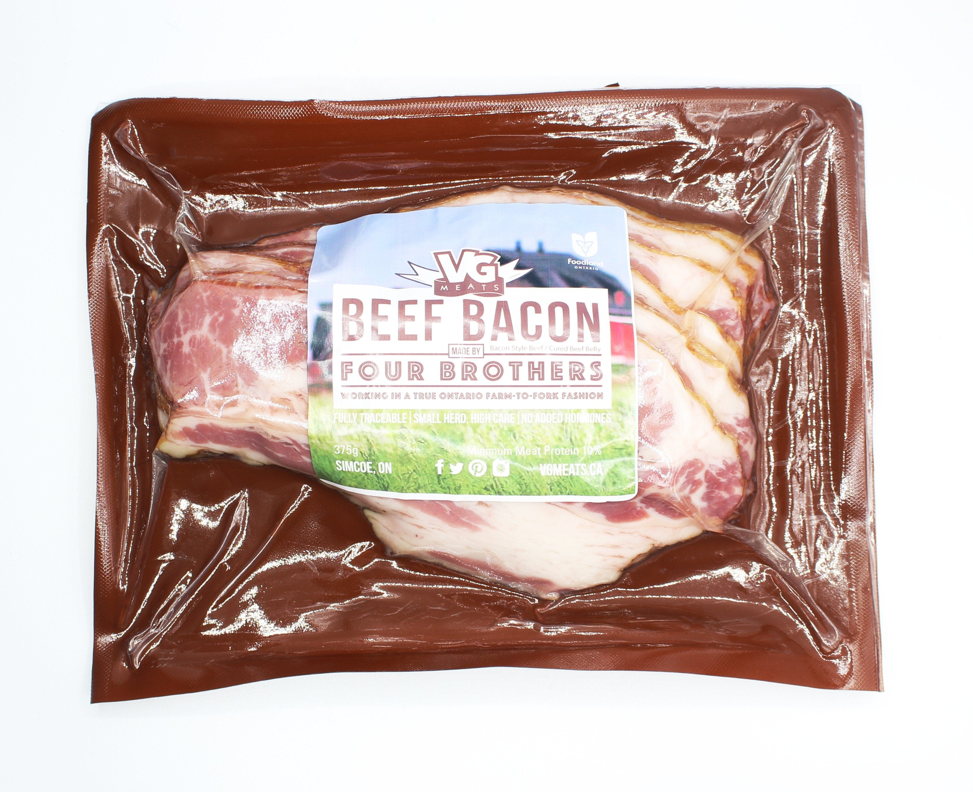 VG Meats Naturally Raised Beef Bacon