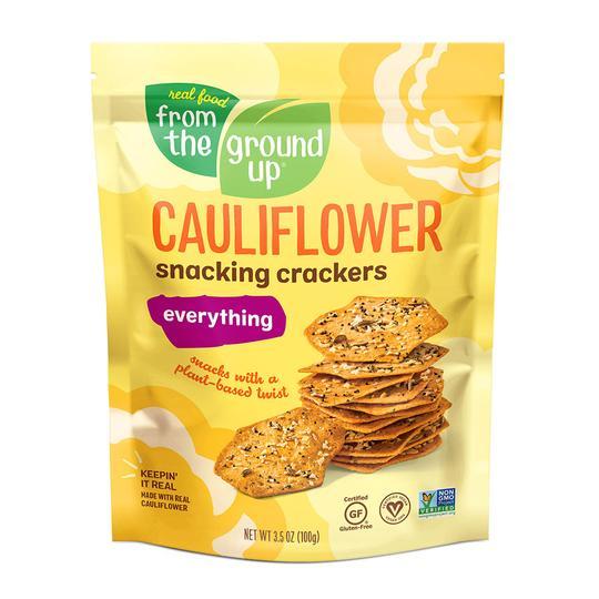 From The Ground Up Vegan Everything Cauliflower Crackers