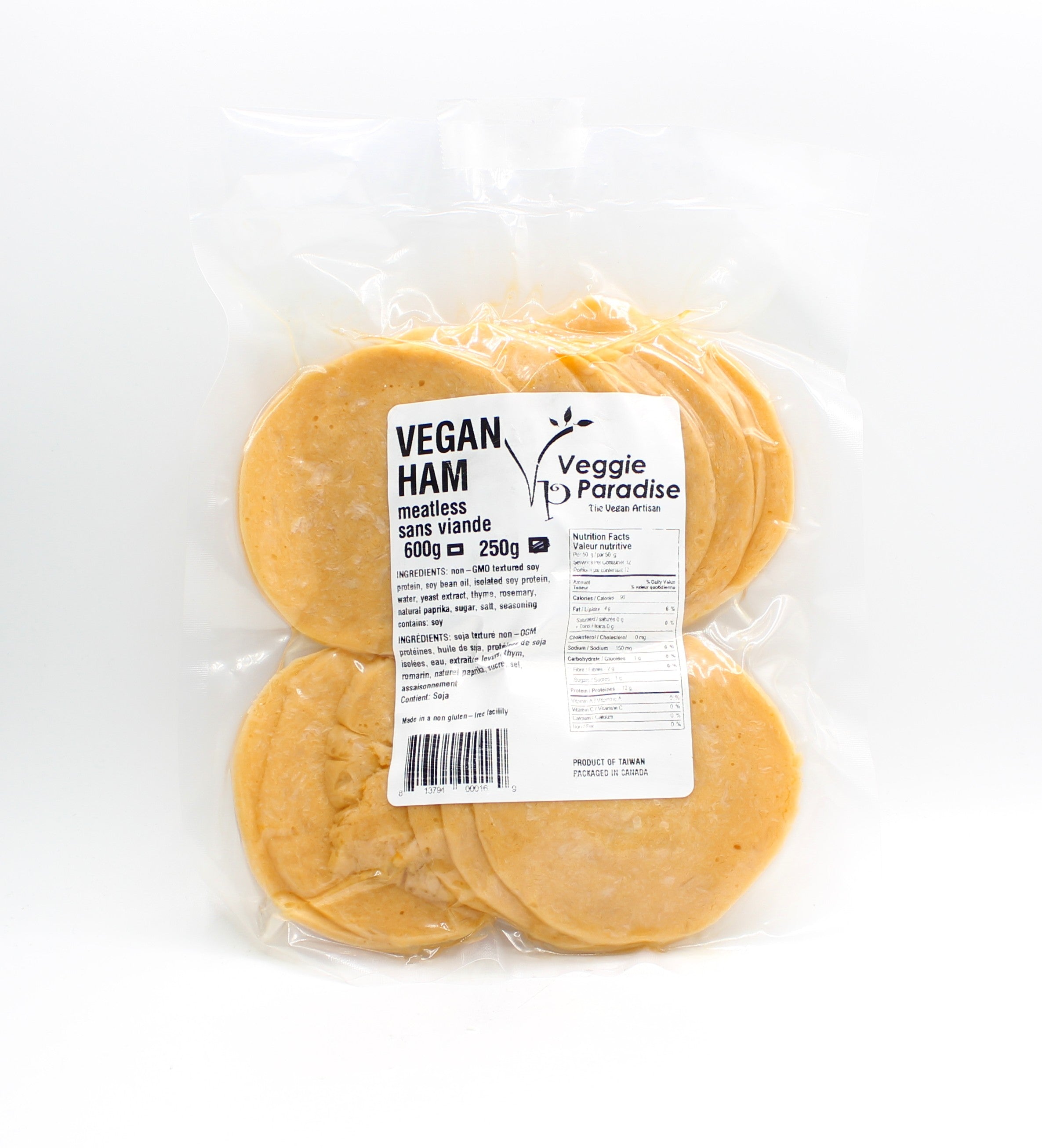 Veggie Paradise Meatless Vegan Ham