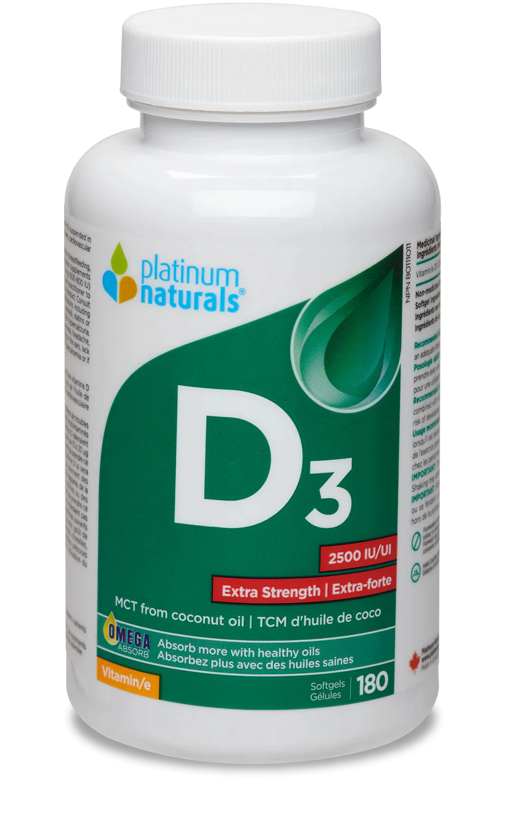 Extra Strength Vitamin D3 2500IU