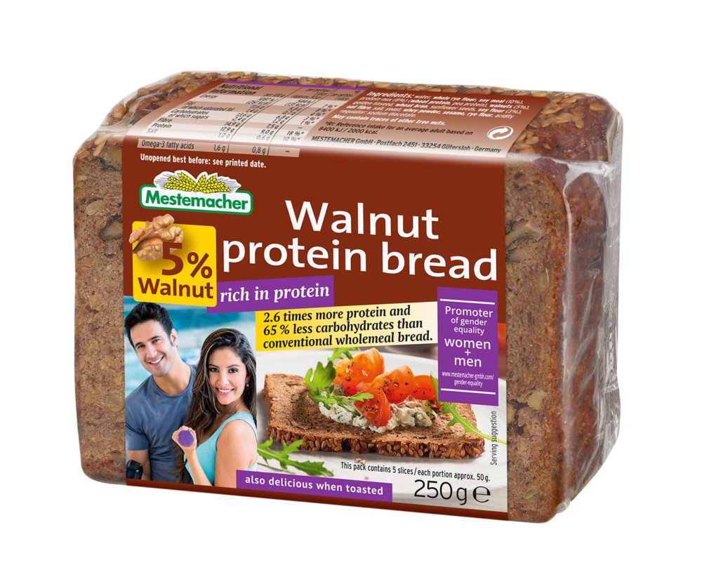 Mestemacher Walnut Protein Bread