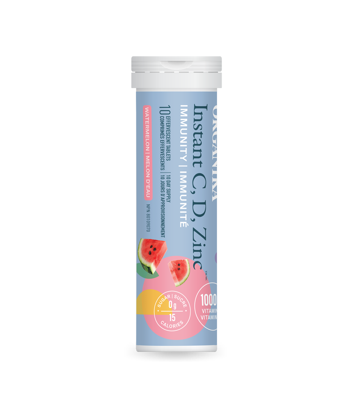 Organika Instant C, D, Zinc Immunity Watermelon