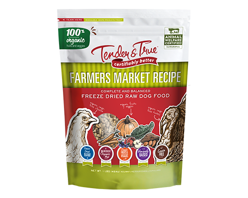 Farmers market dog food puppy hot sale