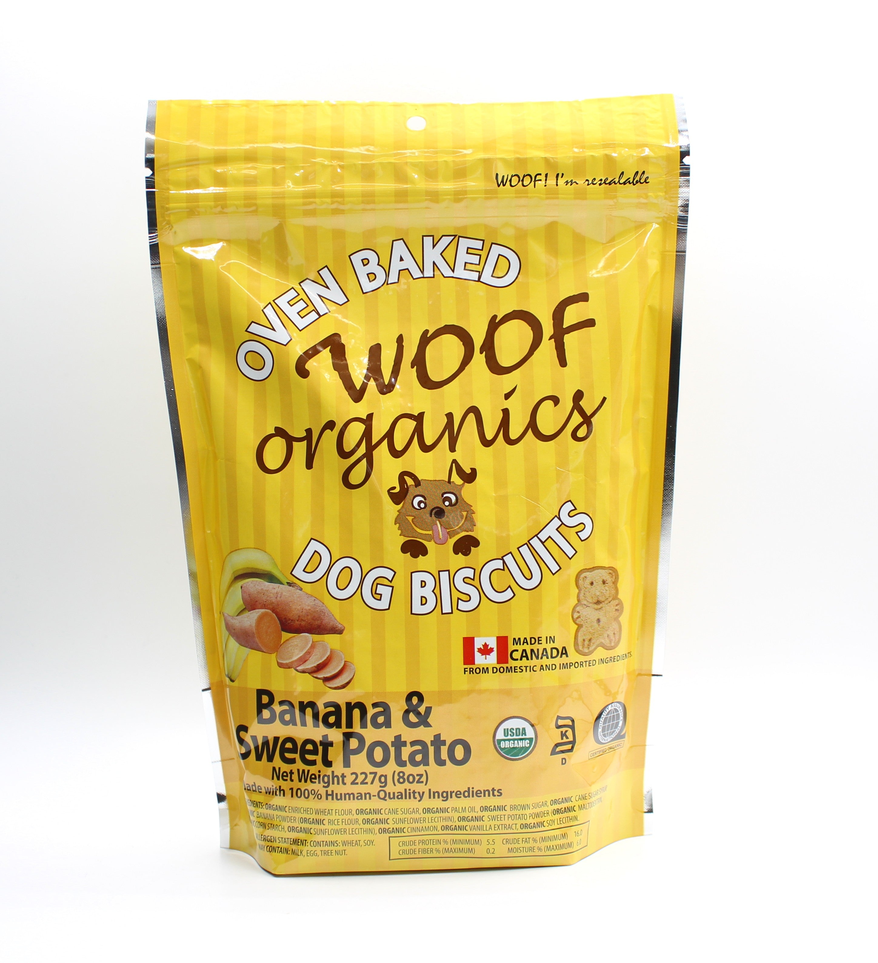 Organic Banana & Sweet Potato Dog Treats - Banana And Sweet Potato Baby Food For Dogs