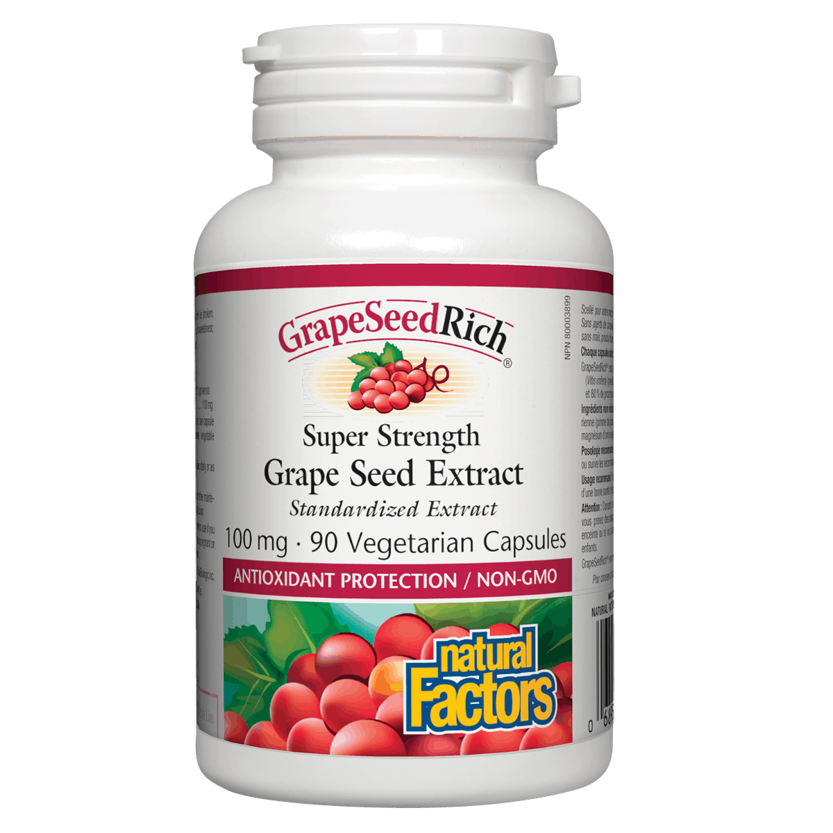 Natural Factors Grape Seed - 100mg
