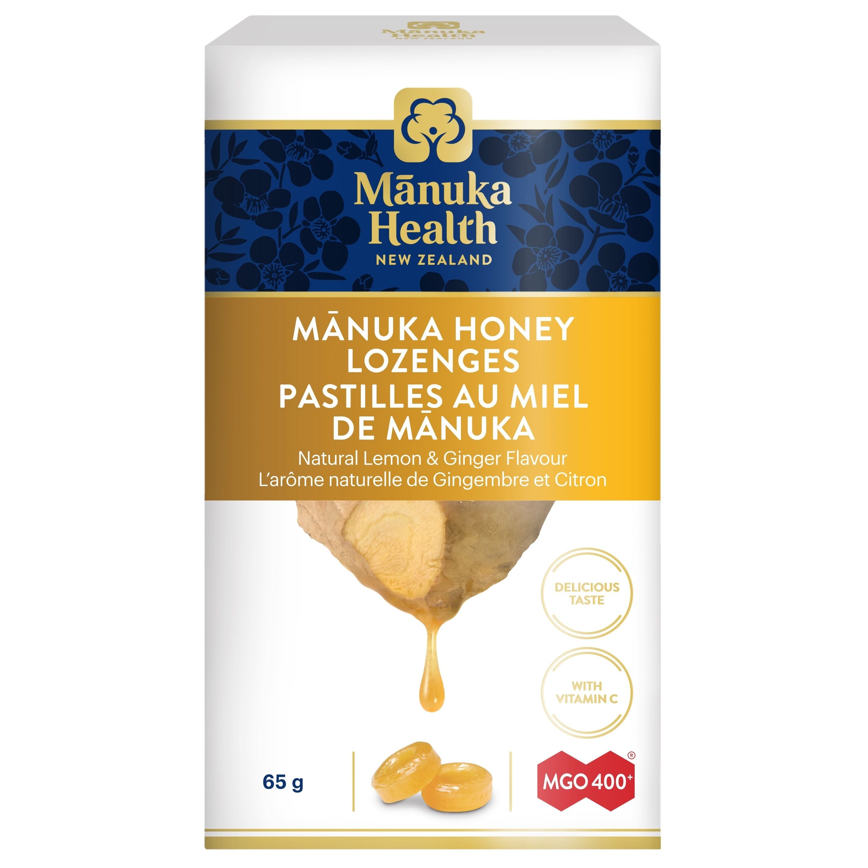 Lemon & Ginger Manuka Lozenges