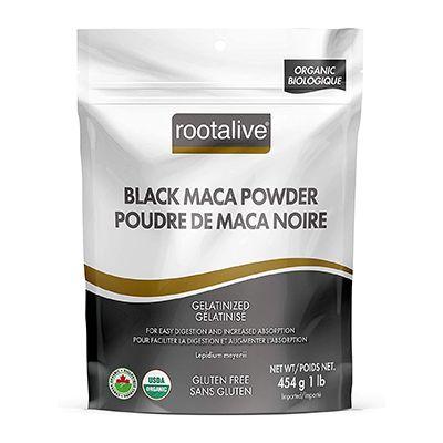 Rootalive Organic Black Maca Powder Gelatinized