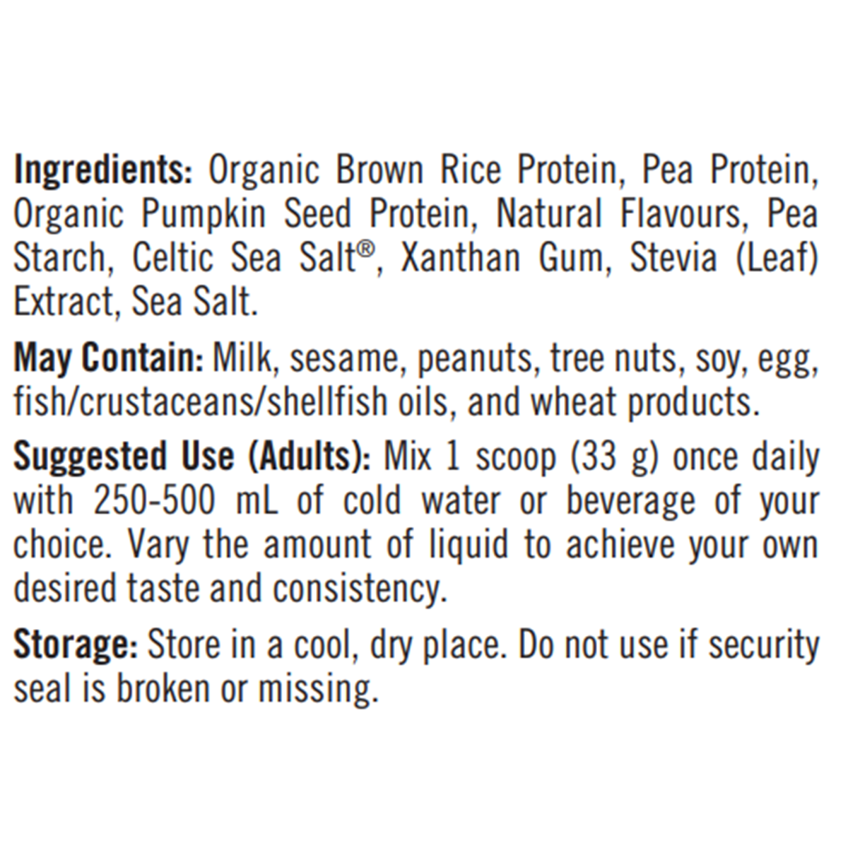 Maple Pancake Plant-Based Protein