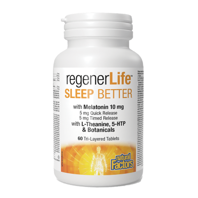 Natural Factors Sleep Better Tri-Layer Tablets