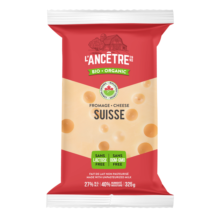 L'Ancetre Organic Emmental Swiss Cheese