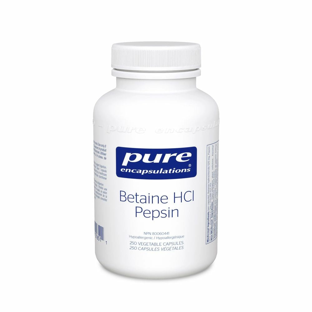 Pure Encapsulations Betaine HCl Pepsin