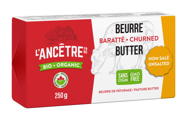 L'Ancetre Organic Unsalted Butter