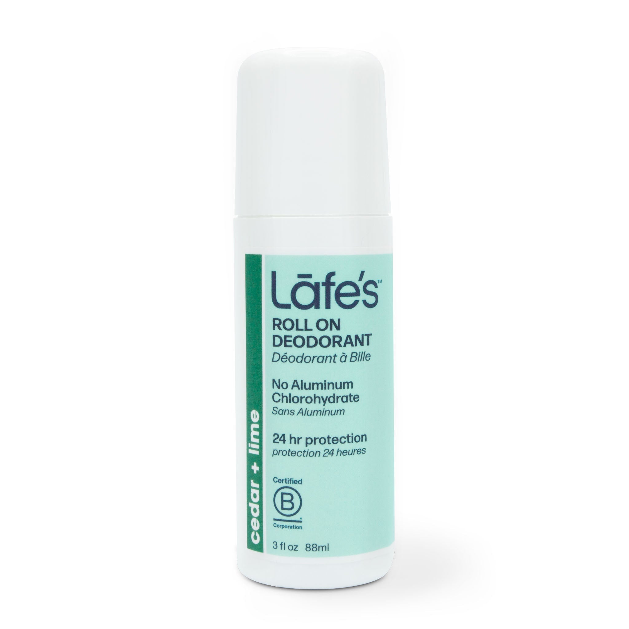 Lafe's Body Care Cedar+Lime Roll-On Deodorant