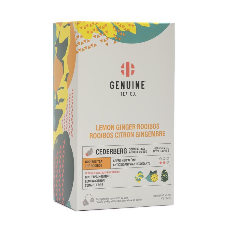 Genuine Lemon Ginger Rooibos Tea