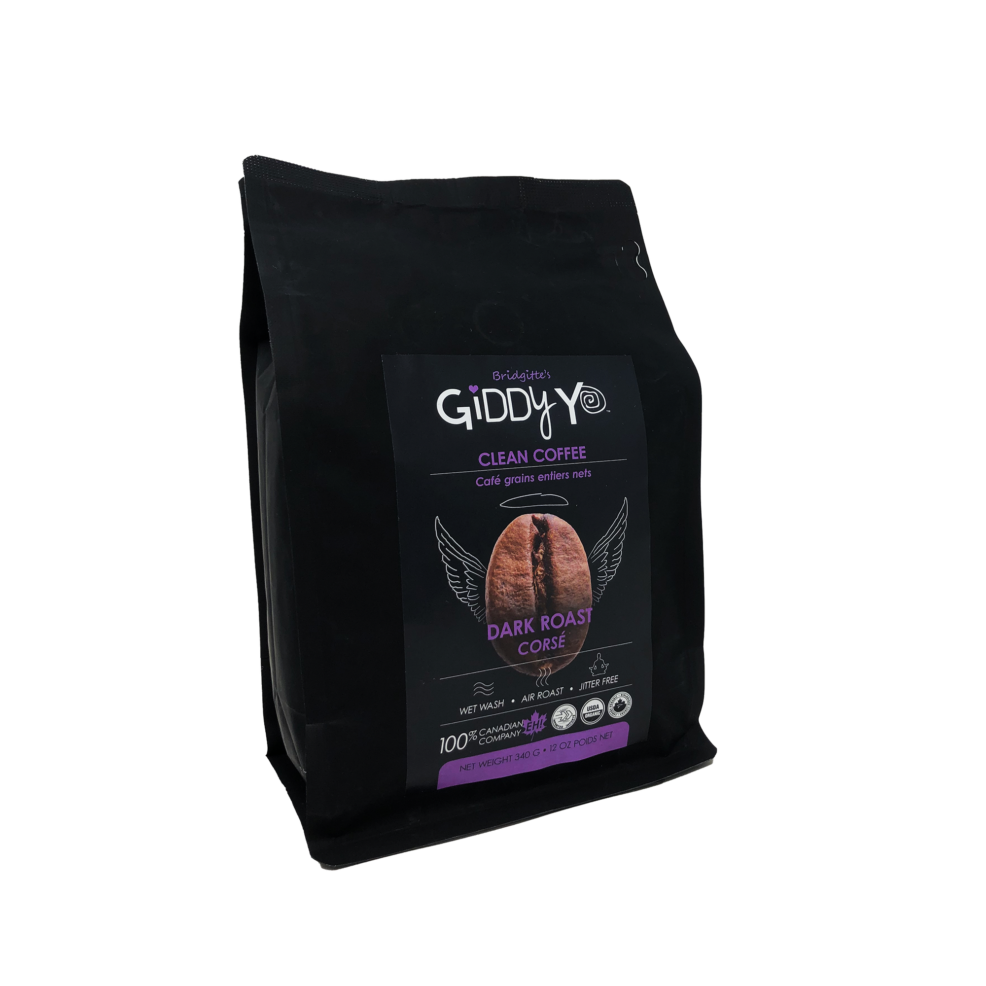 Giddy Yo Dark Roast Whole Bean Coffee