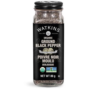 Watkins Organic Ground Black Pepper