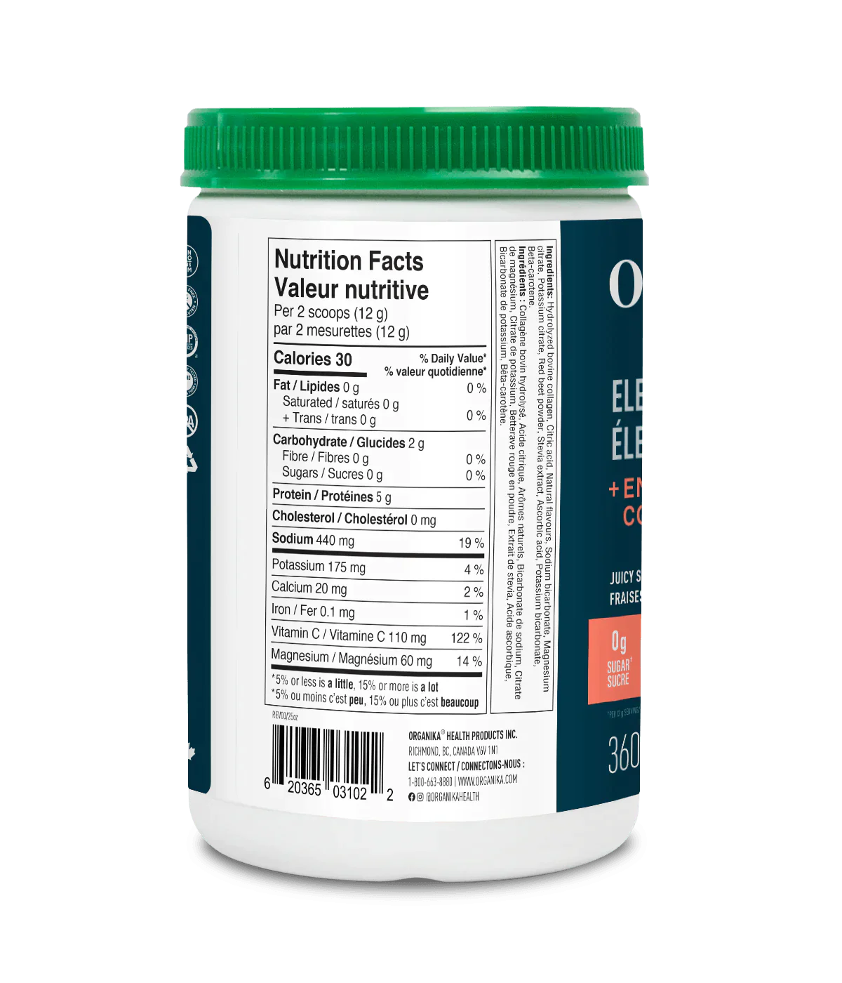 Electrolytes + Enhanced Collagen - Juicy Strawberry Peach