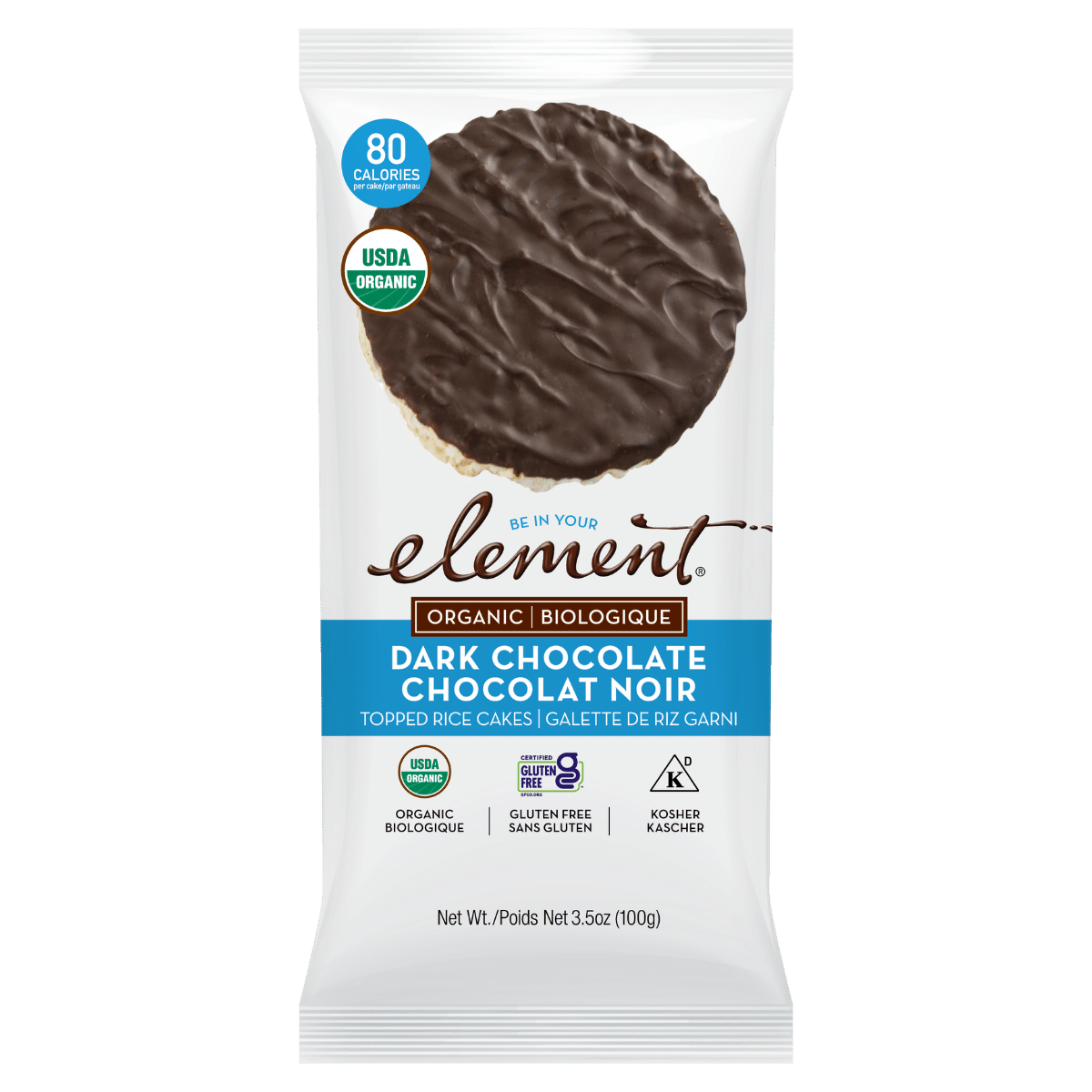 Element Organic Dark Chocolate Rice Cakes