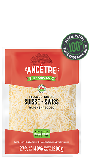 L'Ancetre Organic Swiss Shredded Cheese